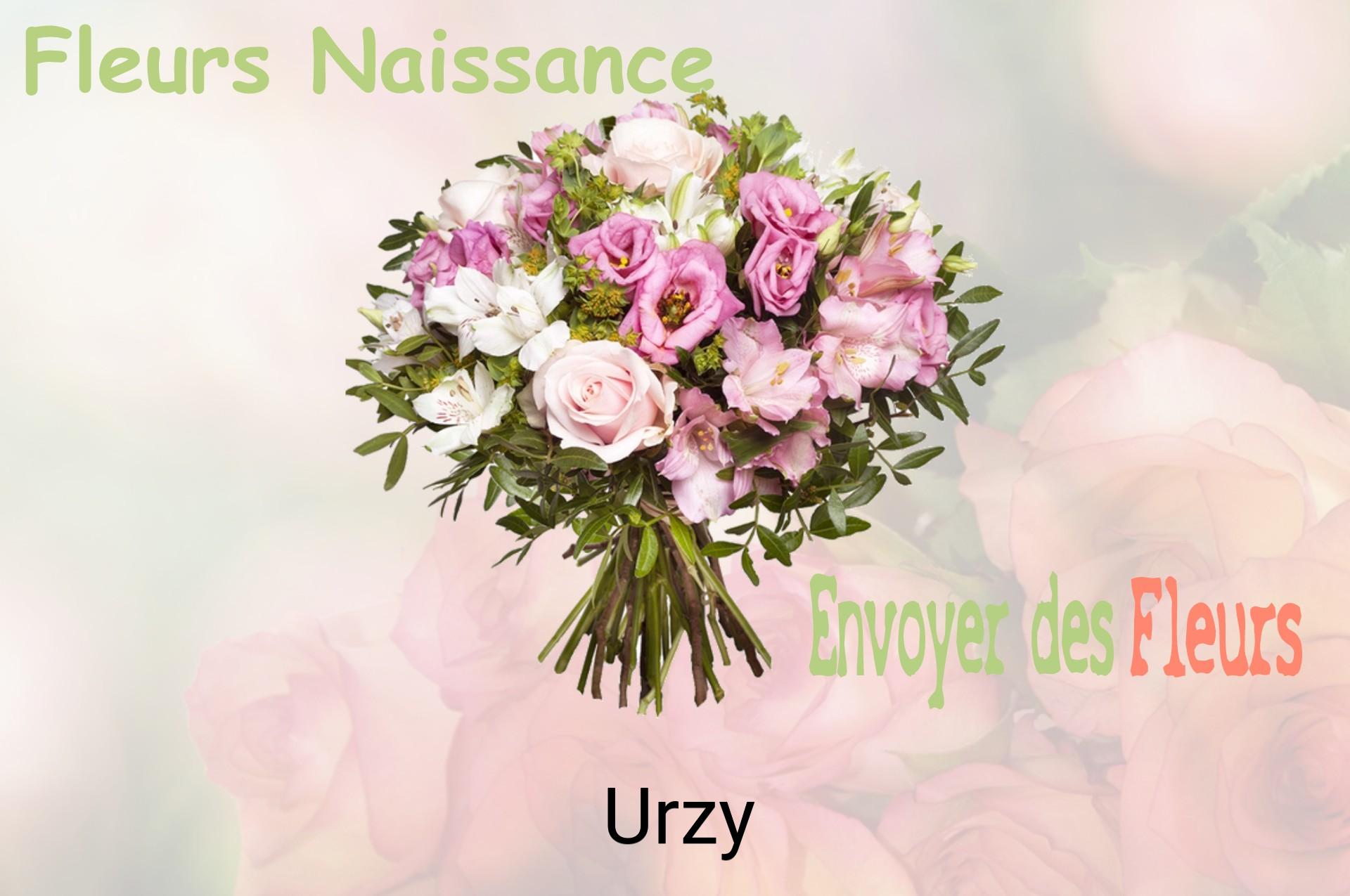 Bouquet de fleurs de naissance livré à Urzy